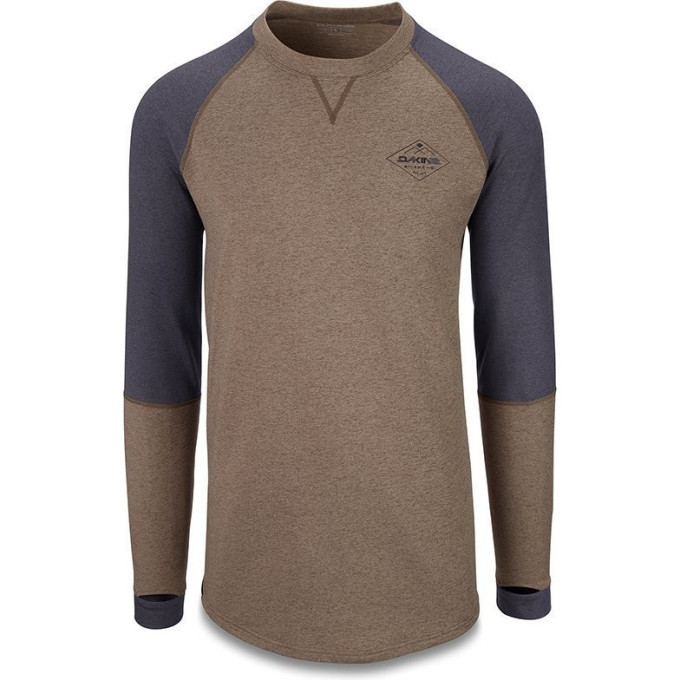 Фуфайка (термобелье) DAKINE UNION MID WEIGHT CREW TARMAC / BLACK HEATHER Размер XL 10002516 (0610934295221)