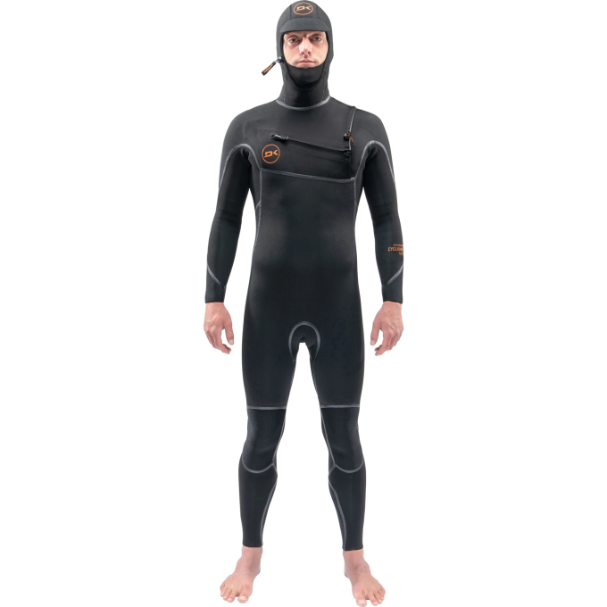 Гидрокостюм DAKINE MEN'S CYCLONE CHEST ZIP HOODED 5/4mm Black, размер M DK22M54HCZ (0604565591050)