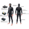 Гидрокостюм DAKINE MEN'S CYCLONE ZIP FREE HOODED 4/3mm Black Размер XL DK21M43HC (0604565432100)