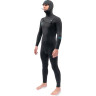 Гидрокостюм DAKINE MEN'S MISSION CHEST ZIP HOODED 4/3mm Black Размер XL DK22M43HMZ (0604565592576)