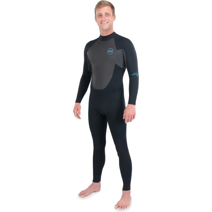 Гидрокостюм DAKINE MEN'S QUANTUM BACK ZIP FULL SUIT 3/2mm GBS Black/Grey, размер S DK22M543QBZ (0604565594365)