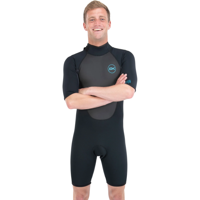 Гидрокостюм DAKINE MEN'S QUANTUM BACK ZIP SHORTY 2\2mm F\L Black/Grey, размер XLS DK22M22QSBZFL (0604565595003)