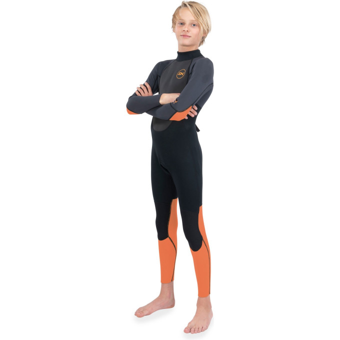 Гидрокостюм детский DAKINE KIDS QUANTUM B/Z FULL SUIT 4/3 GBS Black/camo, размер 10 DK01K43QBZC1J (0604565736505)