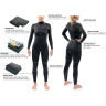 Гидрокостюм женский DAKINE WOMEN'S CYCLONE ZIP FREE FULL SUIT 4/3mm Black Размер 10 DK21W43C (0604565435736)